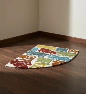 Hand tufted wool rug by Ayyub Rug Creation modern abstract design