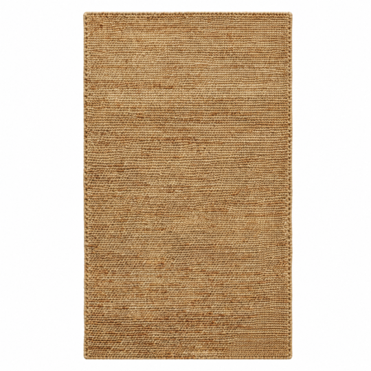Horizon handwoven sandy tan jute rug
