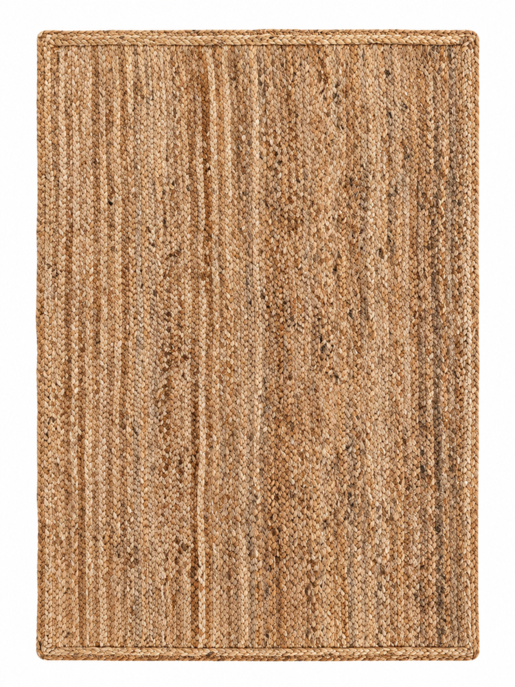 Sandstone handwoven natural jute rug