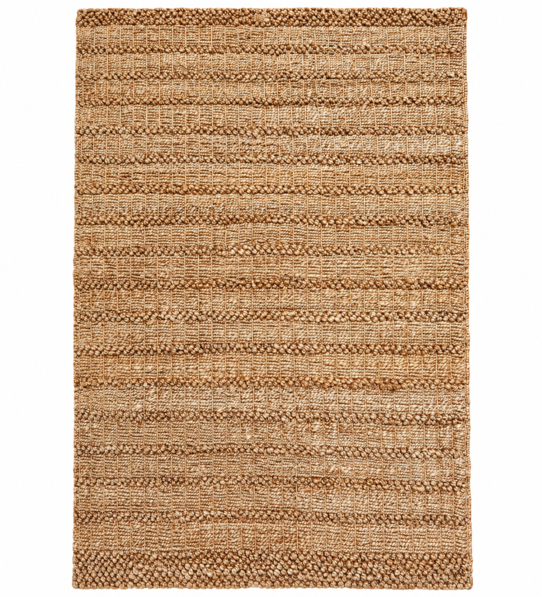 Weavewood handwoven natural beige jute rug