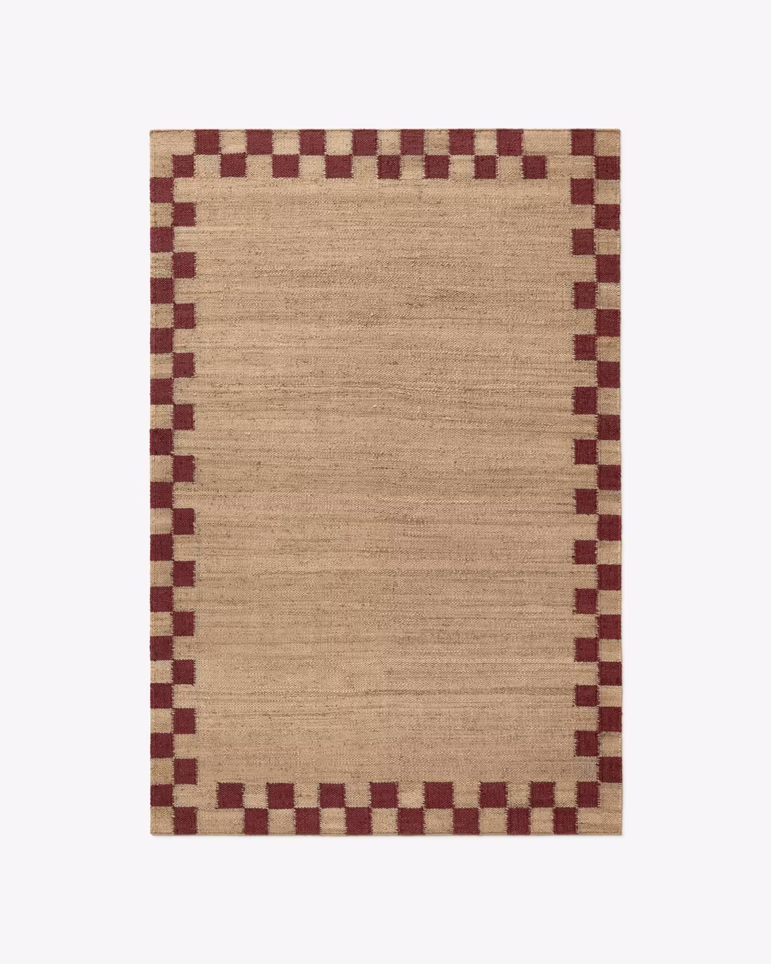 Checkra Handwoven Jute Rug – Handmade Natural Area Rug