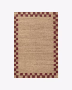 Checkra Handwoven Jute Rug – Handmade Natural Area Rug